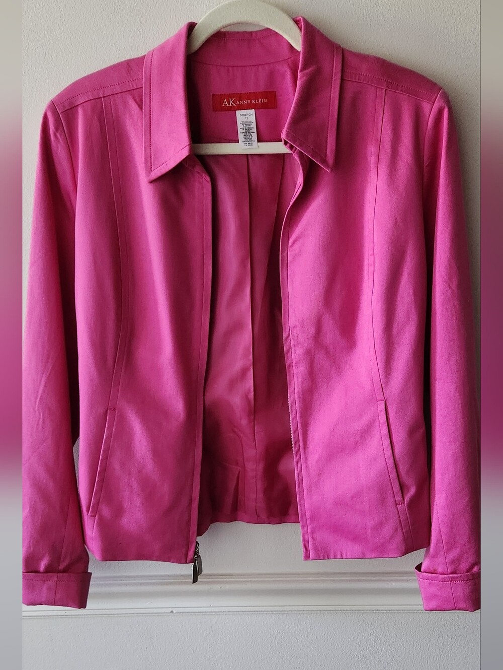 Anne Klein Pink Women's Lightweight Jacket